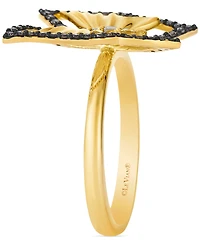 Le Vian Chocolate Diamond & Nude Diamond Butterfly Ring (1/3 ct. t.w.) in 14k Gold