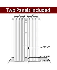 Christmas Curtains for Living Room, 84" Long Velvet Room Darkening Thermal Insulated Window Drapes for Holiday Decor