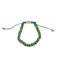 Bling Jewelry Natural Stone Retro Chakra Bolo Bracelet Adjustable