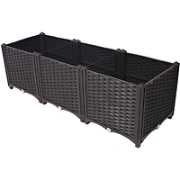 Streamdale Self-Watering Raised Garden Bed, 47"x15"x14.7