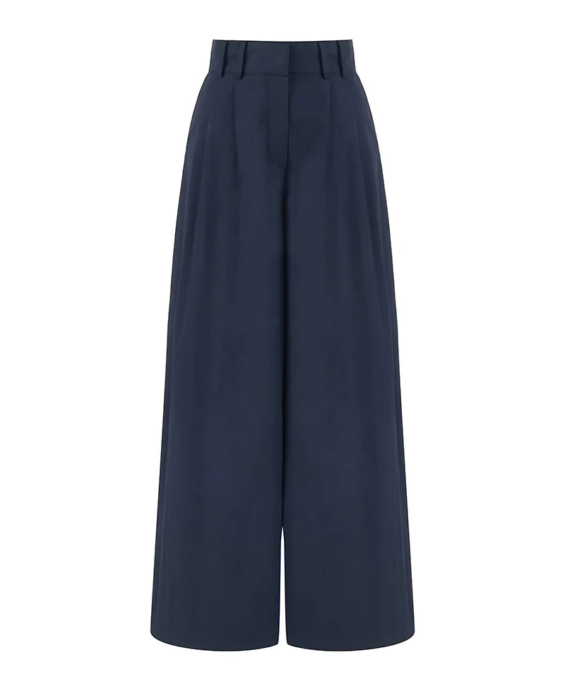 Nocturne Women's Pleated Wide Leg Pants