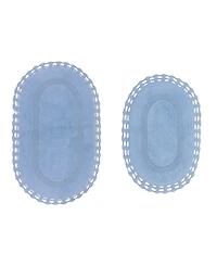 Home Weavers Hampton Crochet Reversible -Pc. Bath Rug Set