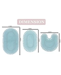 Home Weavers Hampton Crochet Reversible -Pc. Bath Rug Set
