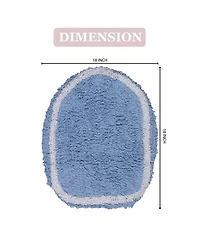 Home Weavers Allure Bathroom Lid Cover, 18" x