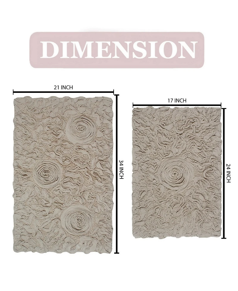 Home Weavers Modesto -Pc. Bath Rug Set