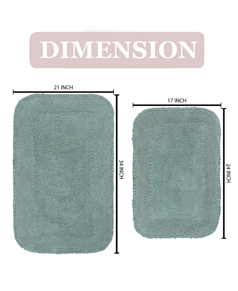 Home Weavers Radiant 2-Pc. Bath Rug Set