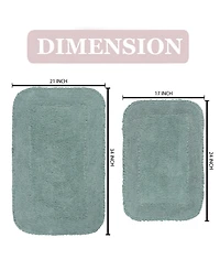 Home Weavers Radiant 2-Pc. Bath Rug Set