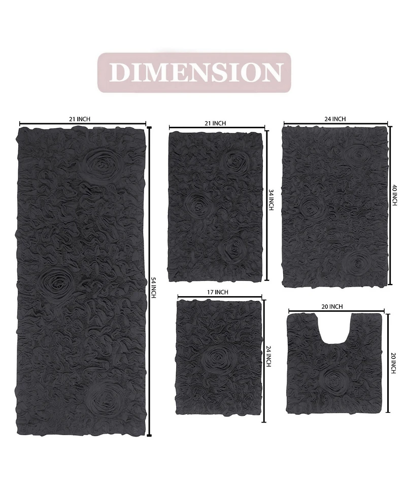 Home Weavers Modesto -Pc. Bath Rug Set