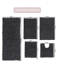 Home Weavers Modesto -Pc. Bath Rug Set