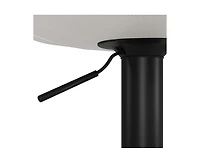 Set of 4 Modern Adjustable Swivel Bar Stools with High Backrest - Easy 5-Minute Assembly for Kitchen Island, Dining Room, and Home Bar