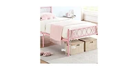 gaomon Twin Size Metal Platform Bed Frame with Headboard and Footboard