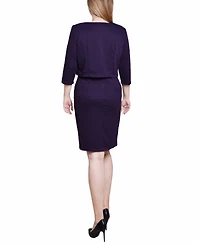 Ny Collection Women's 3/4 Sleeve Two Piece Dress Set