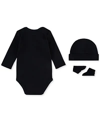 Jordan Baby See Me Shine Cap, Bodysuit & Booties, 3 Piece Set