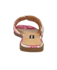 Nine West Women's Germani Woven Flat Slip-On Sandals