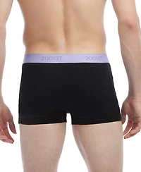 2(x)ist Men's Essential No-Show Trunks 3-Pack