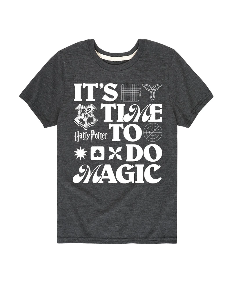 Harry Potter Big Boys Dog Magic Graphic Tee