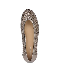 Calvin Klein Women's Zatoria Woven Ballet Flats