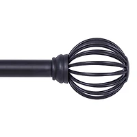 Kenney Jax Decorative 5/8" Curtain Rod for Stylish Window Treatments