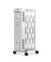 Sugift 1500 W Oil-Filled Heater Portable Radiator Space Heater with Adjustable Thermostat