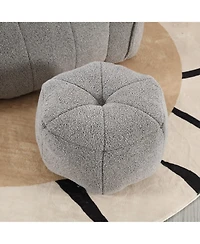 Soft Bean Bag Chair with Footstool, Comfortable Sofa for Gaming, Reading, and Tv-The Pop Home