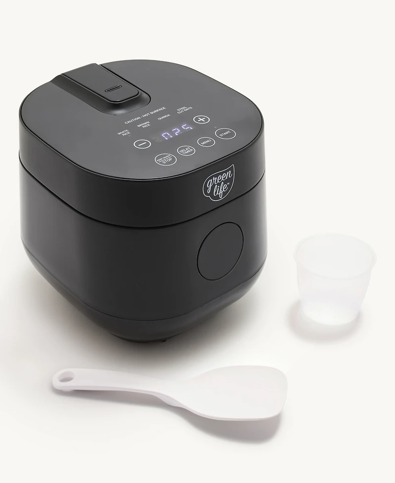GreenLife Ceramic Nonstick Healthy Go Grains Rice Cooker