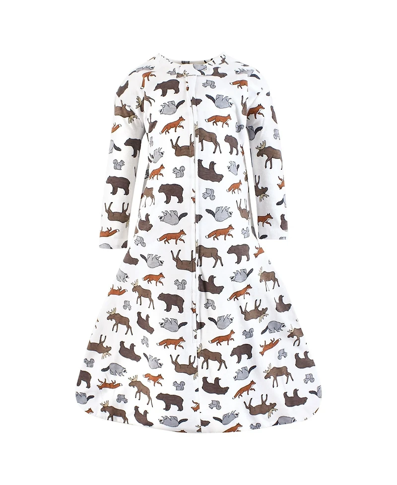 Hudson Baby Boys Snug Cotton Jersey Sleep Sack with Full Sleeves