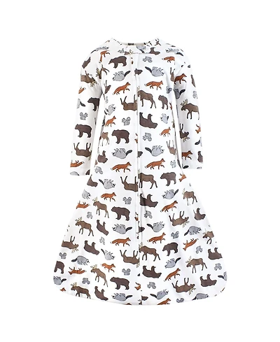 Hudson Baby Boys Snug Cotton Jersey Sleep Sack with Full Sleeves