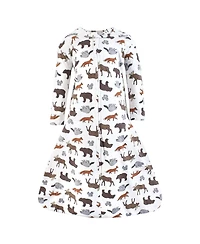 Hudson Baby Boys Snug Cotton Jersey Sleep Sack with Full Sleeves