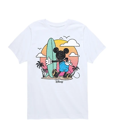 Disney Big Boys Mickey Mouse Surfboard Graphic Tee