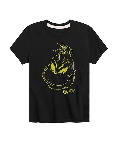 The Grinch Big Boys Face Graphic Tee