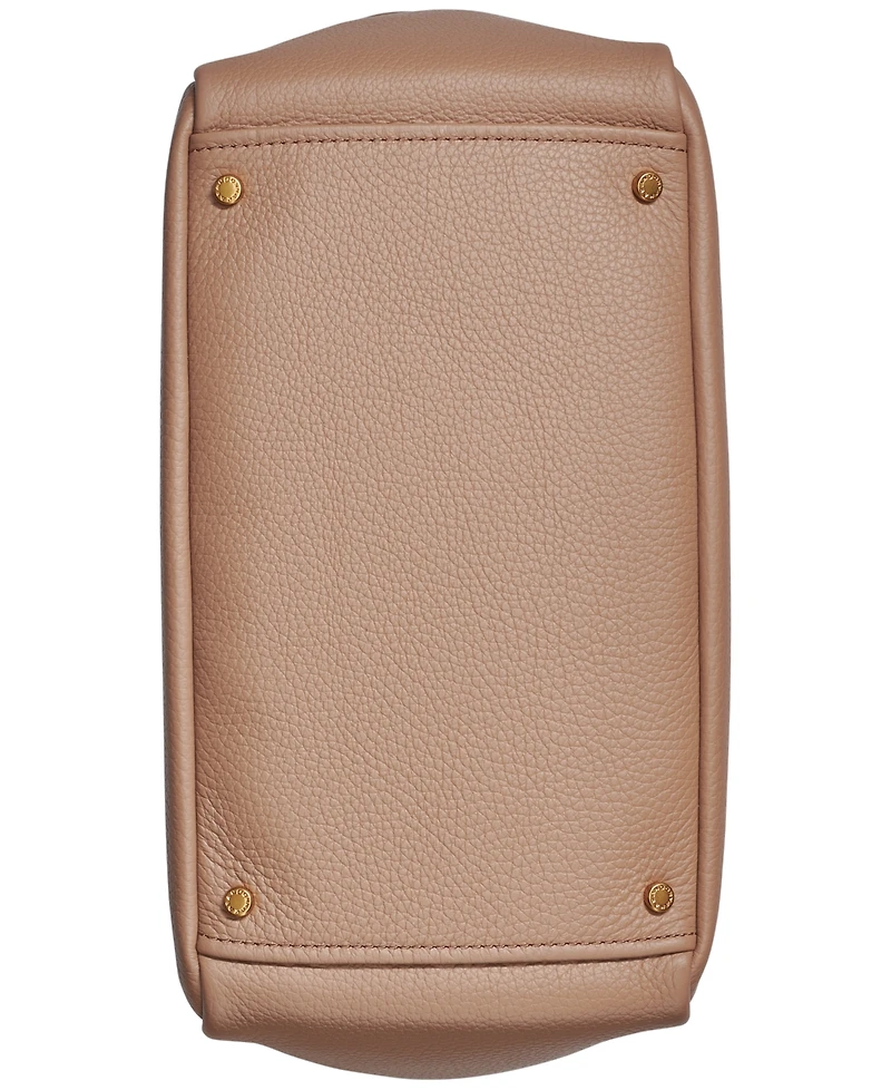 Donna Karan New York Amagansett Soft-Rolled Leather Shoulder with Sculpted Magnet Closure