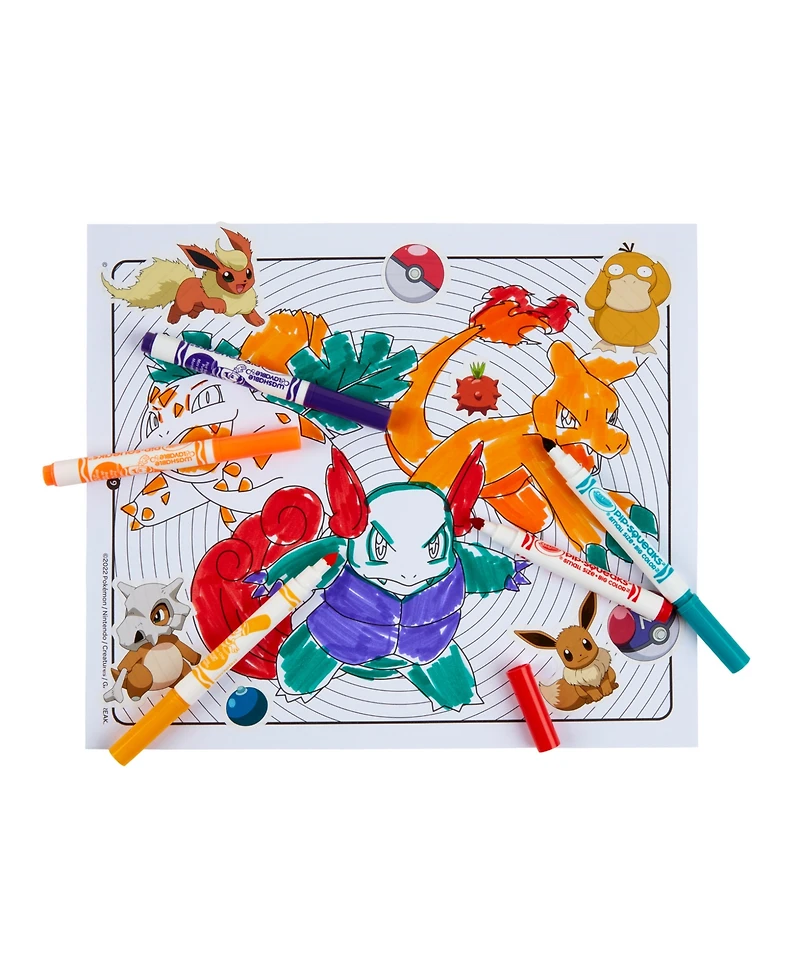 Crayola Pokemon Color Sticker Activity Set, Pack of 3