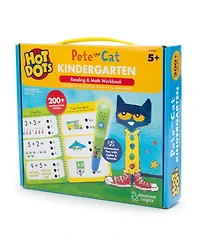 Educational Insights Hot Dots Pete the Cat Kindergarten Reading Math