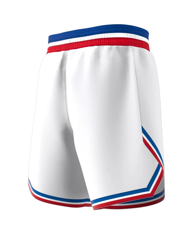 Adidas Men's White Kansas Jayhawks Swingman Replica Basketball Shorts