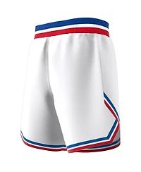 Adidas Men's White Kansas Jayhawks Swingman Replica Basketball Shorts