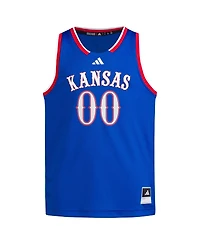 Adidas Big Boys and Girls 00 Royal Kansas Jayhawks Swingman Jersey