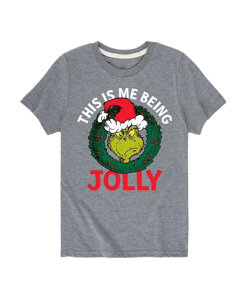 The Grinch Big Boys This Is Me Being Jolly Graphic Tee