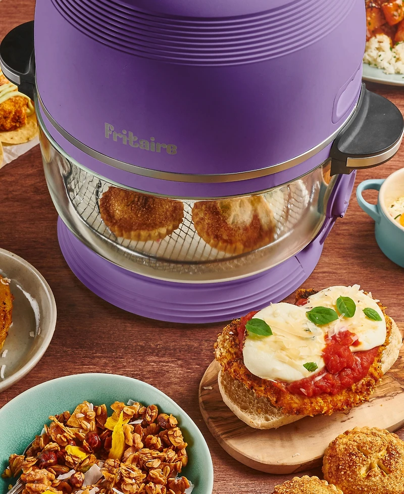 Fritaire Self Cleaning Glass Bowl Air Fryer Set, 4 Piece