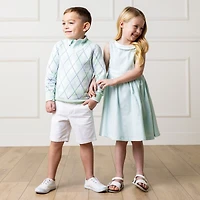 Hope & Henry Toddler Boys Cotton Stretch Chino Short