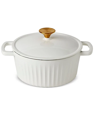 Smith and Clark Sage Green 3-Quart Enameled Cast Iron Dutch Oven