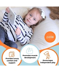 GooseWaddle Toddler Poppy Pink Floor Cushion
