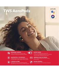 Rca Wave-68 True Wireless Earbuds, 20H Playtime, Hi-Res Audio