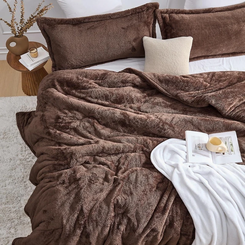 Coma Inducer Oversized Comforter - The Original Plush - Pine Bark , King