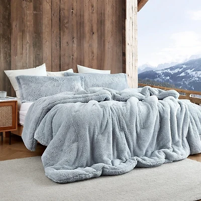 Coma Inducer Oversized Comforter - The Original Plush - Frosted Arctic Ice , Queen