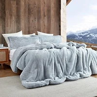 Coma Inducer Oversized Comforter - The Original Plush - Frosted Arctic Ice , Queen