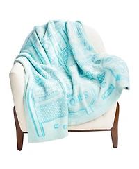 Saturday Park Gilmore Girls Feather Knit Fluffy 50x60 Throw Blanket