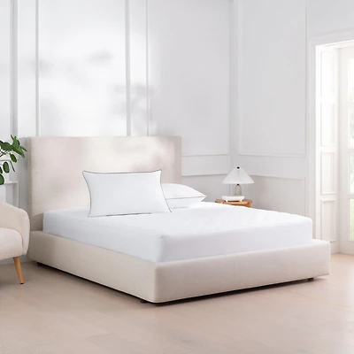 Host & Home Classic Waterproof Mattress Pad, Deep Pockets, Soft Polyester Microfiber Bed Protector Cover
