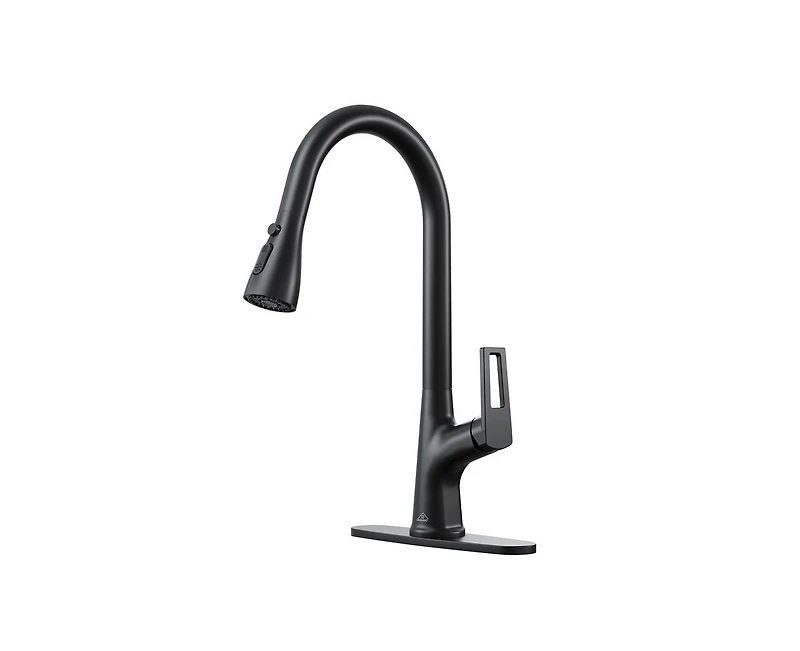 Casainc Single-Handle Pull-Down Sprayer Kitchen Faucet with Digital Display
