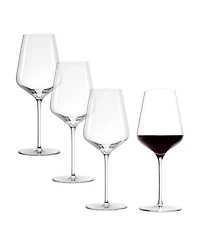 Stolzle Lausitz STARlight Bordeaux Glasses, Set of 4