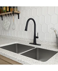 Casainc Pull Down Kitchen Faucet with Deck Plate